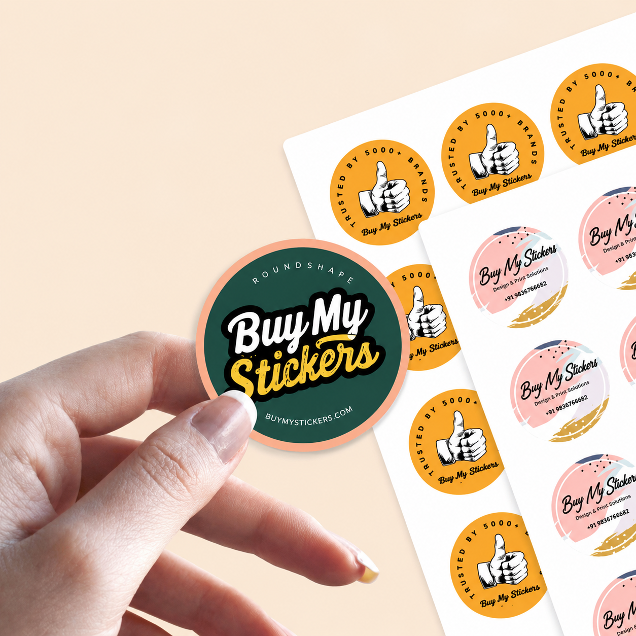 Round Sticker