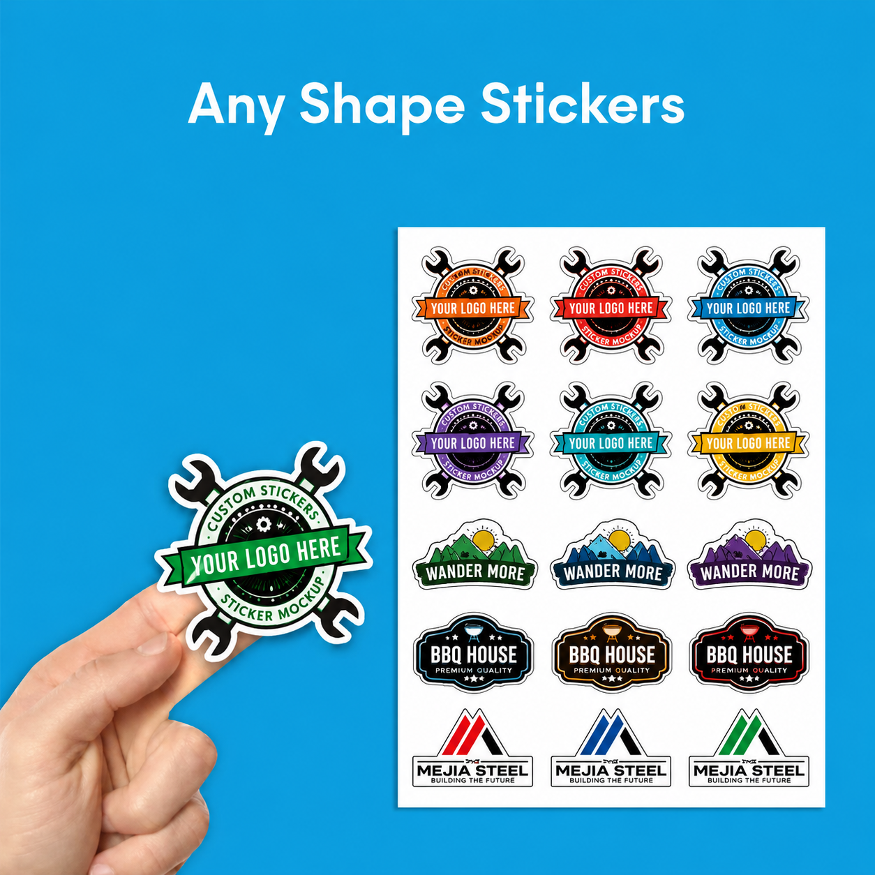 Custom Shape Sticker
